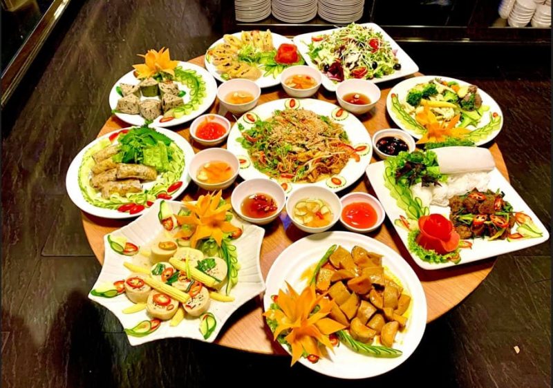 nhà hàng buffet chay Sài Gòn