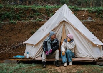 camping núi mắt thần