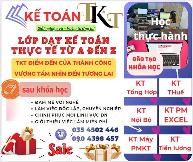 Khóa học tại TKT