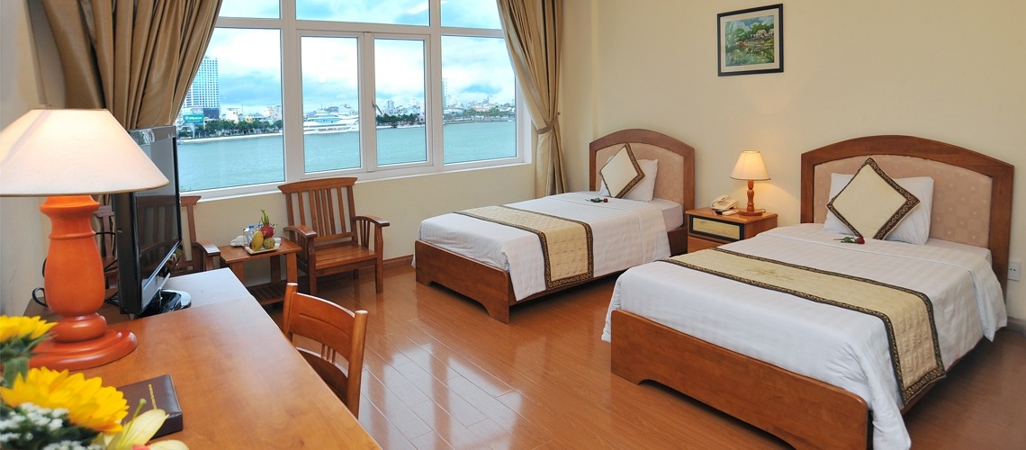 Phòng giường đôi tại Bamboo Green Hotel