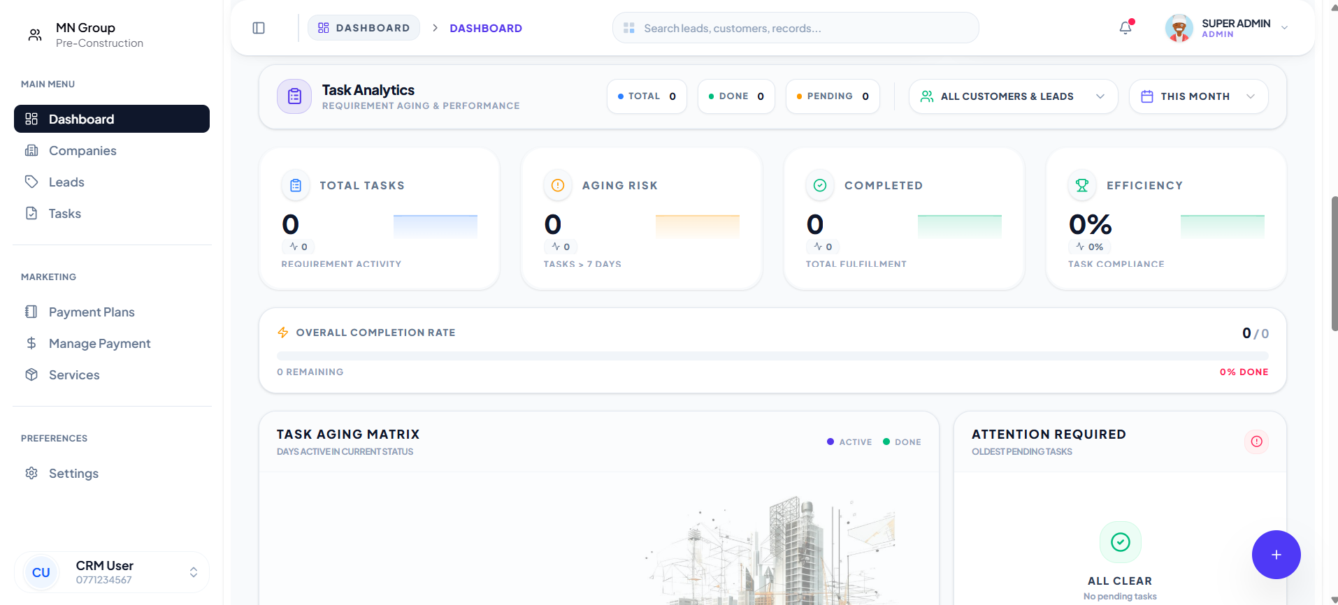 Dashboard & Lead Analytics screenshot 3