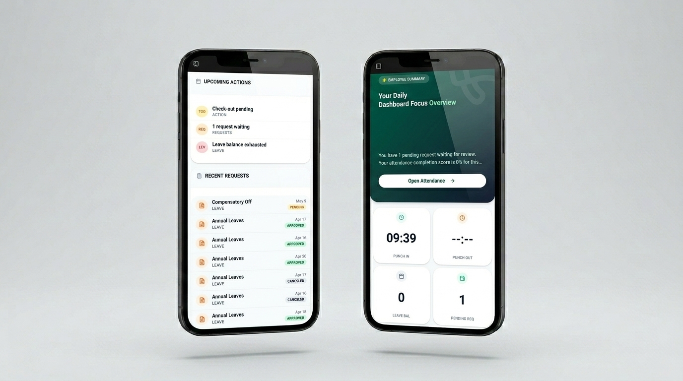 Dashboard & Attendance Overview screenshot 3
