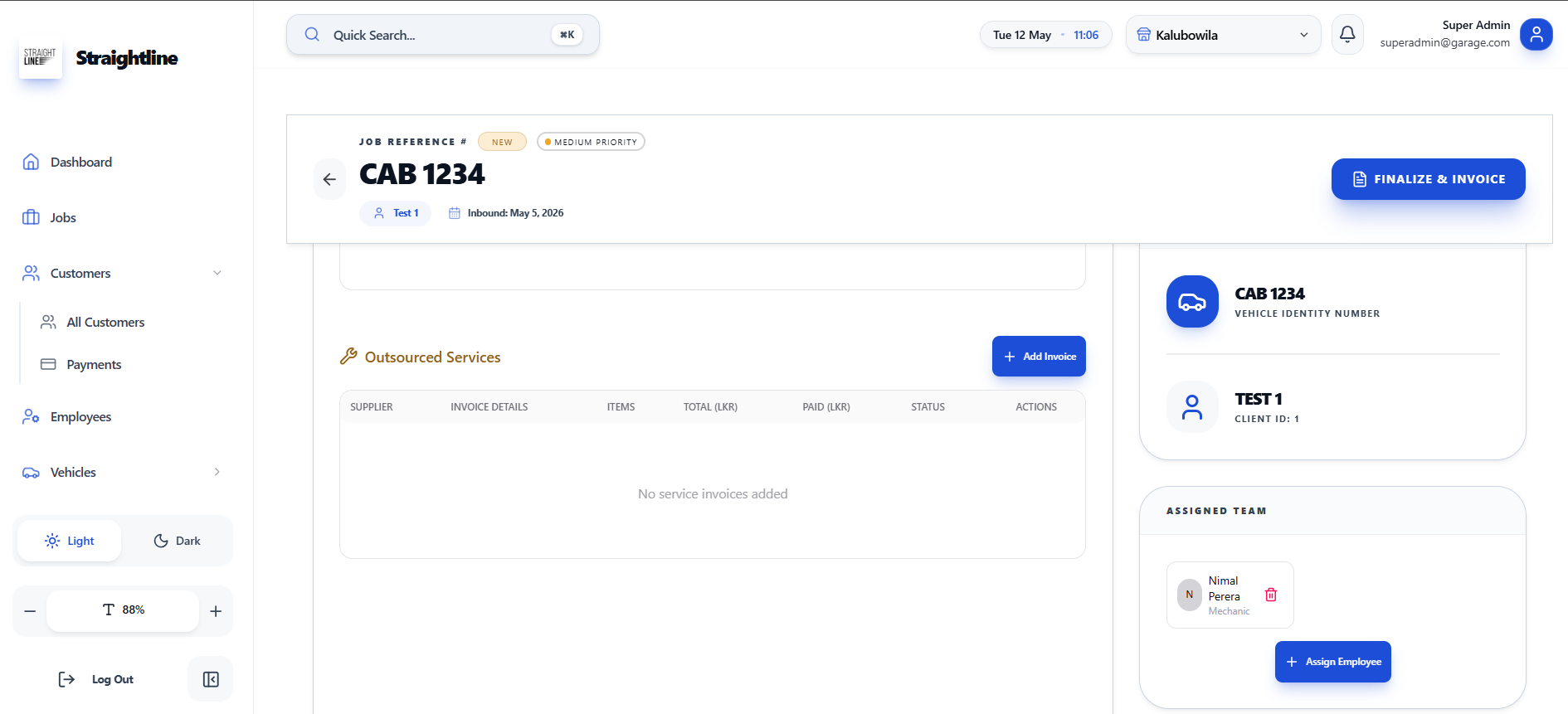 Job management screenshot 3