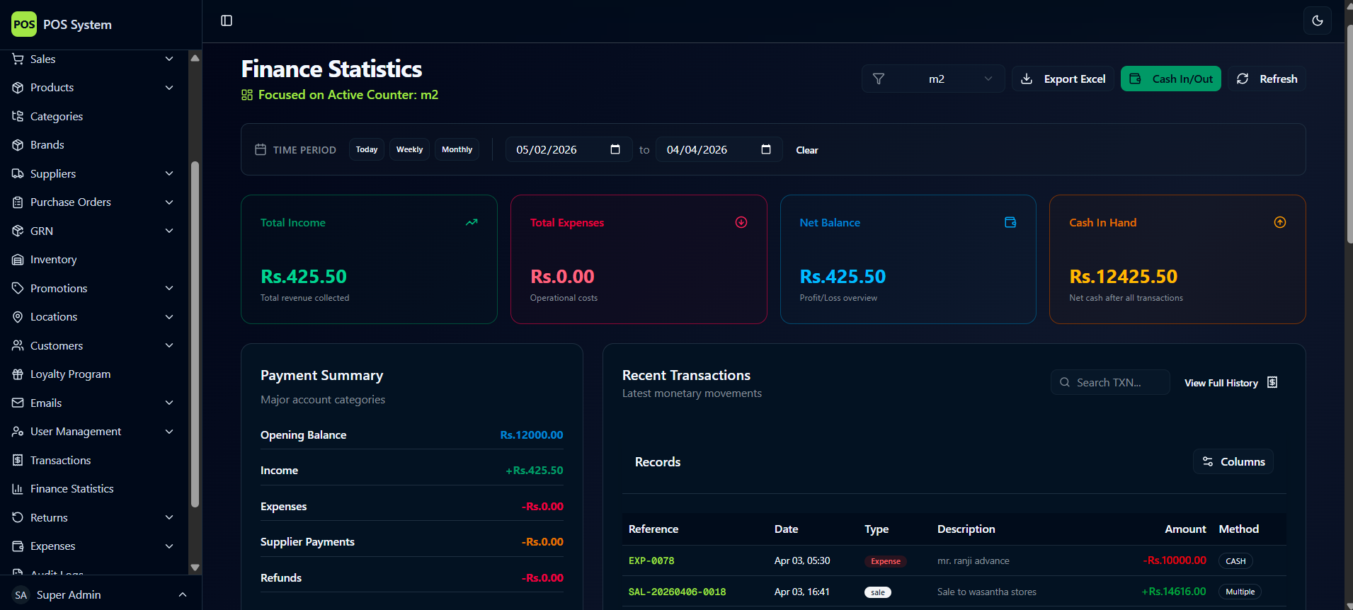 Real-time Finance Statistics screenshot 1