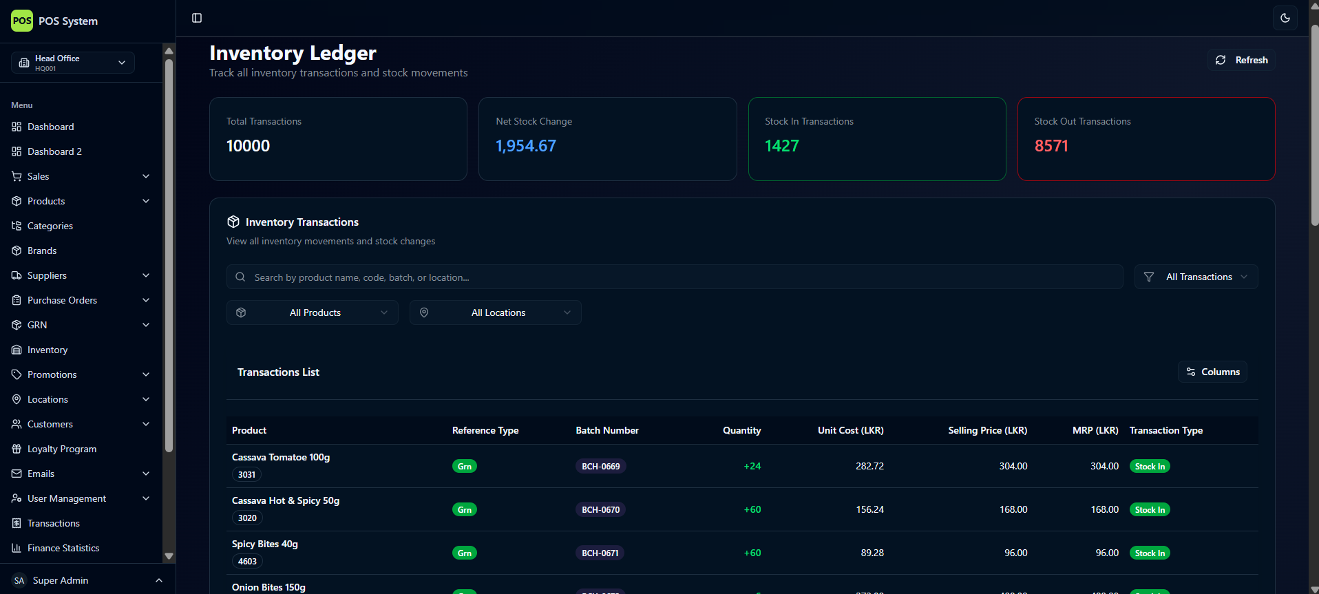 Advanced Inventory Ledger & Movement Tracking. image