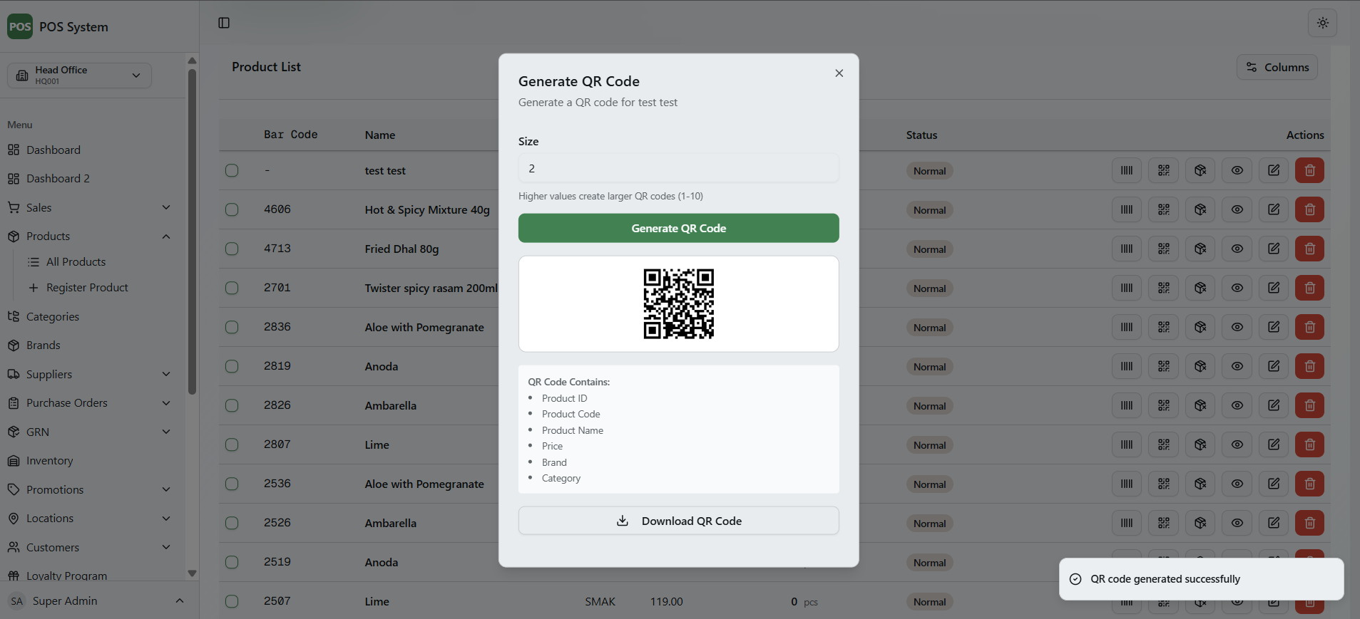 Product Management screenshot 3