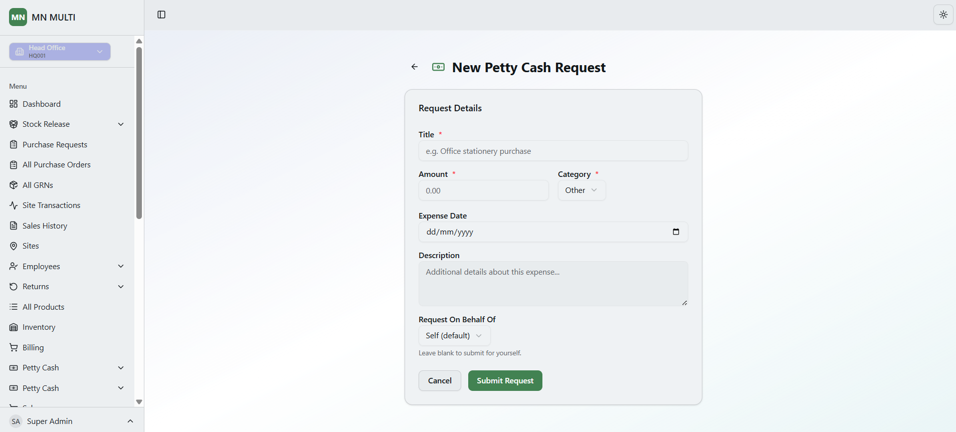 Petty Cash Management screenshot 3