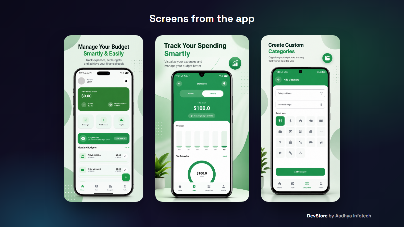 Budget Planner with AI Assistant — Android Kotlin Compose Source Code — image 2
