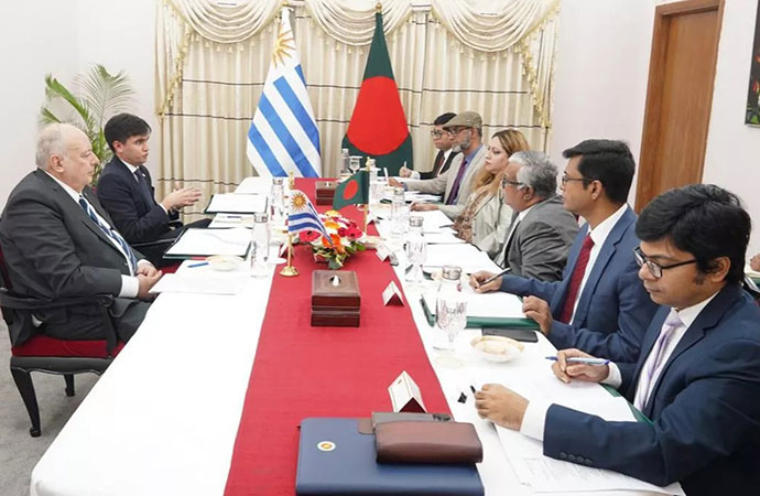 Bangladesh, Uruguay hold political talks, eye stronger ties