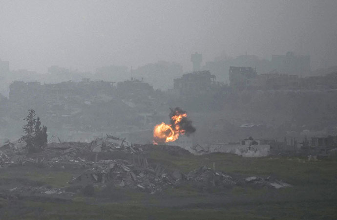 Israel launched airstrikes across the Gaza Strip