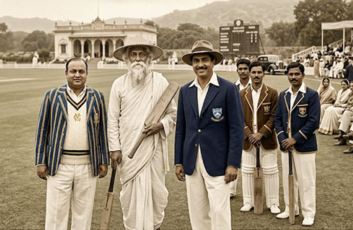 Tagore and cricket: Is there a real connection?