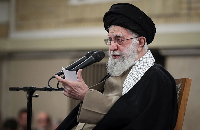 Iran's supreme leader Ayatollah Ali Khamenei