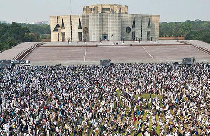 Meanwhile, in an unprecedented show of grief and solidarity