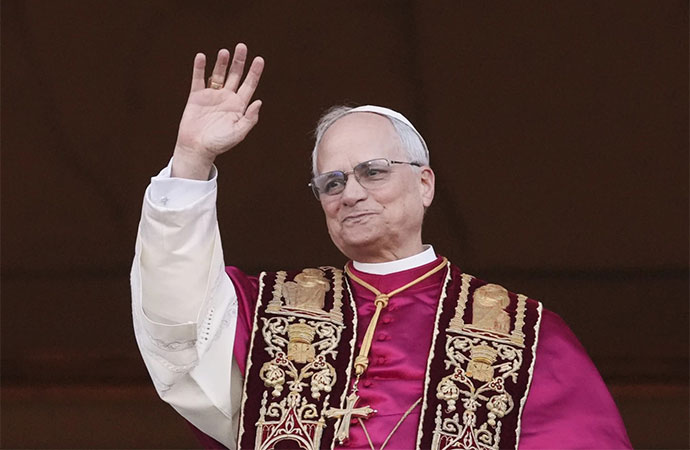 Pope Leo XIV lays out vision of papacy and identifies AI as a main challenge for humanity