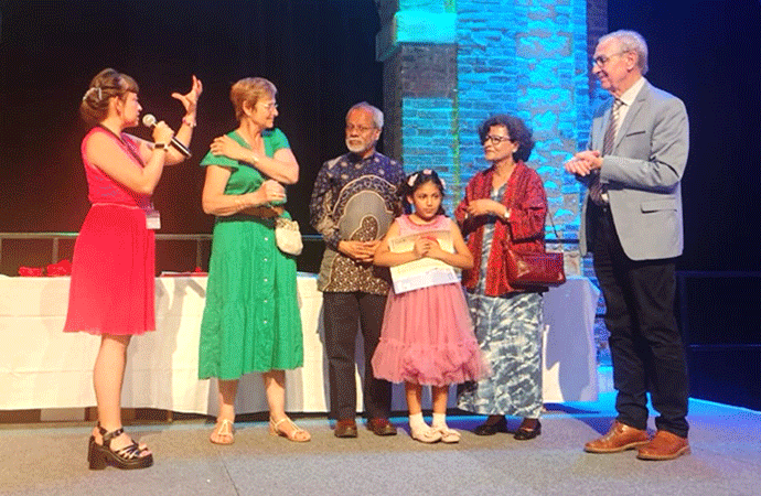 Marium Nasreen Afsana wins award at ‘World Youth Art Seeds’ event in France