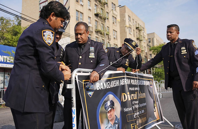 Death of NYPD officer spotlights rise of Bangladeshi immigrants within ranks