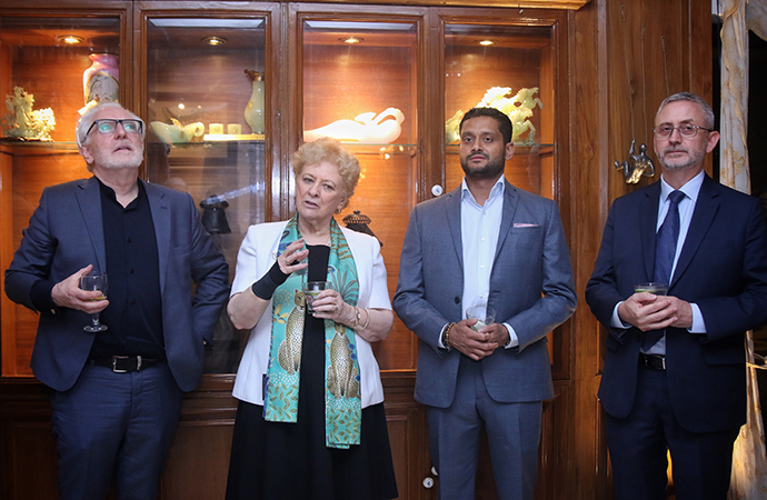 Honorary consul of Ireland Masud Khan hosts dinner in honour of Irish Ambassador, visiting baroness