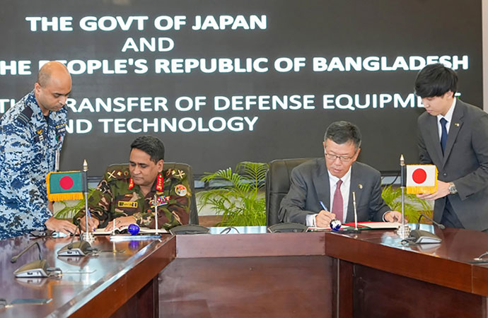 Dhaka, Tokyo sign deal over transfer of defence equipment, technology