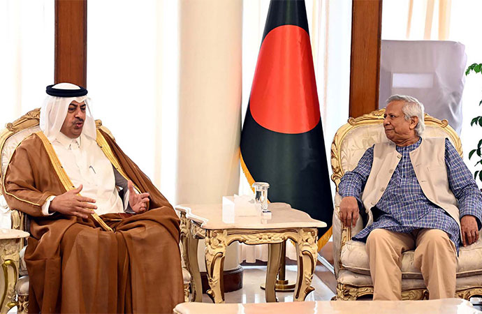 CA Yunus invites Qatari businesses to invest in Bangladesh