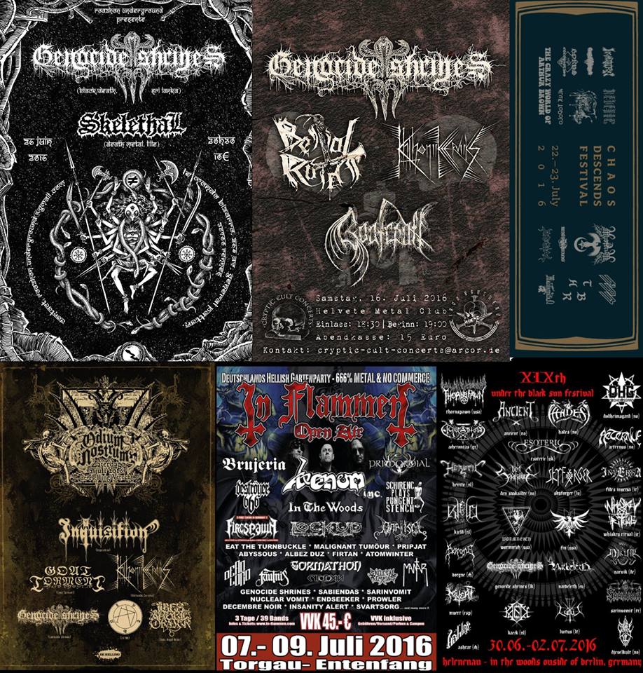 Genocide Shrines Europe Tour Postponed | Decibel