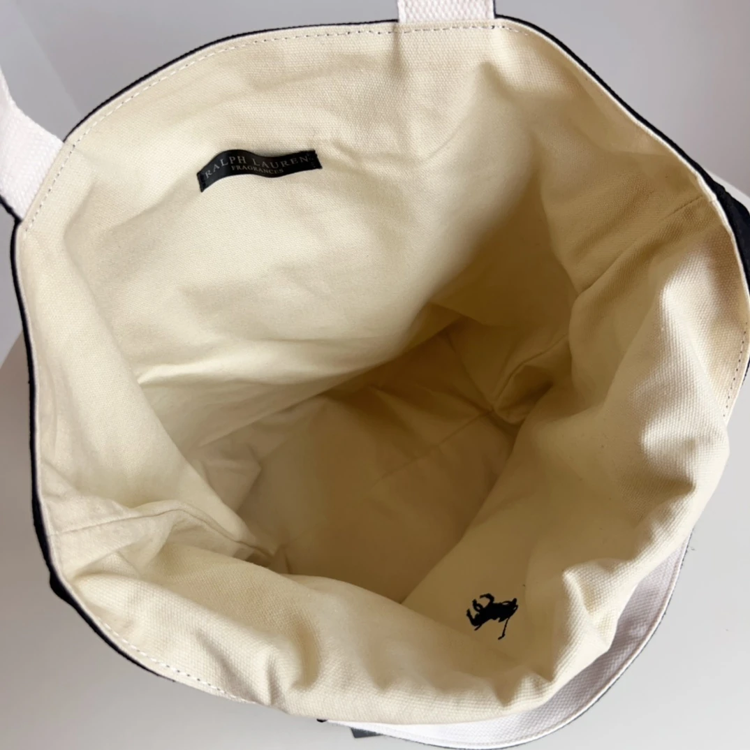 ZH516 Ralph Lauren double-sided printed canvas bag 45.5$ gallery