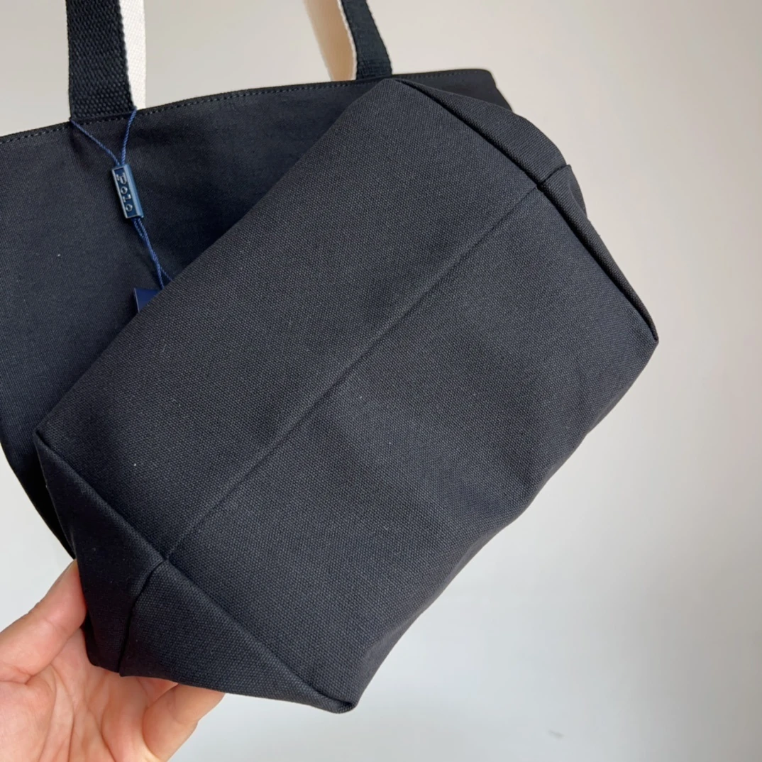 ZH516 Ralph Lauren double-sided printed canvas bag 45.5$ gallery