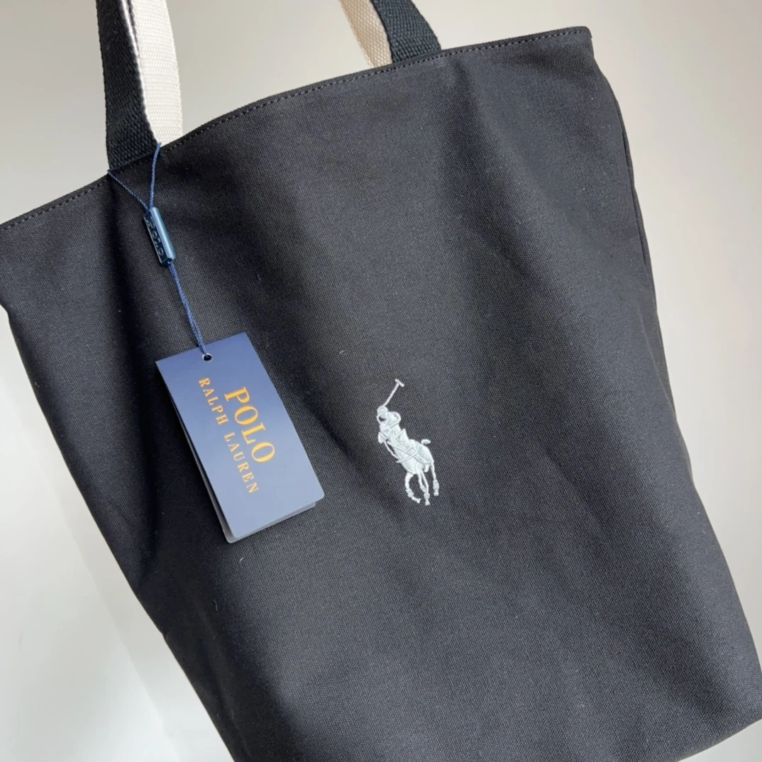 ZH516 Ralph Lauren double-sided printed canvas bag 45.5$ gallery