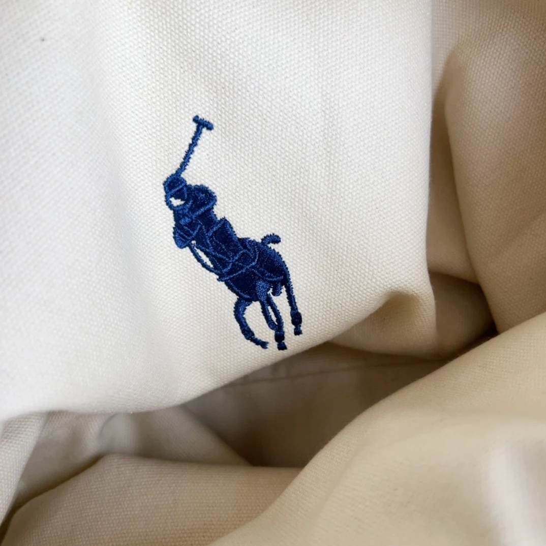 ZH516 Ralph Lauren double-sided printed canvas bag 45.5$ gallery