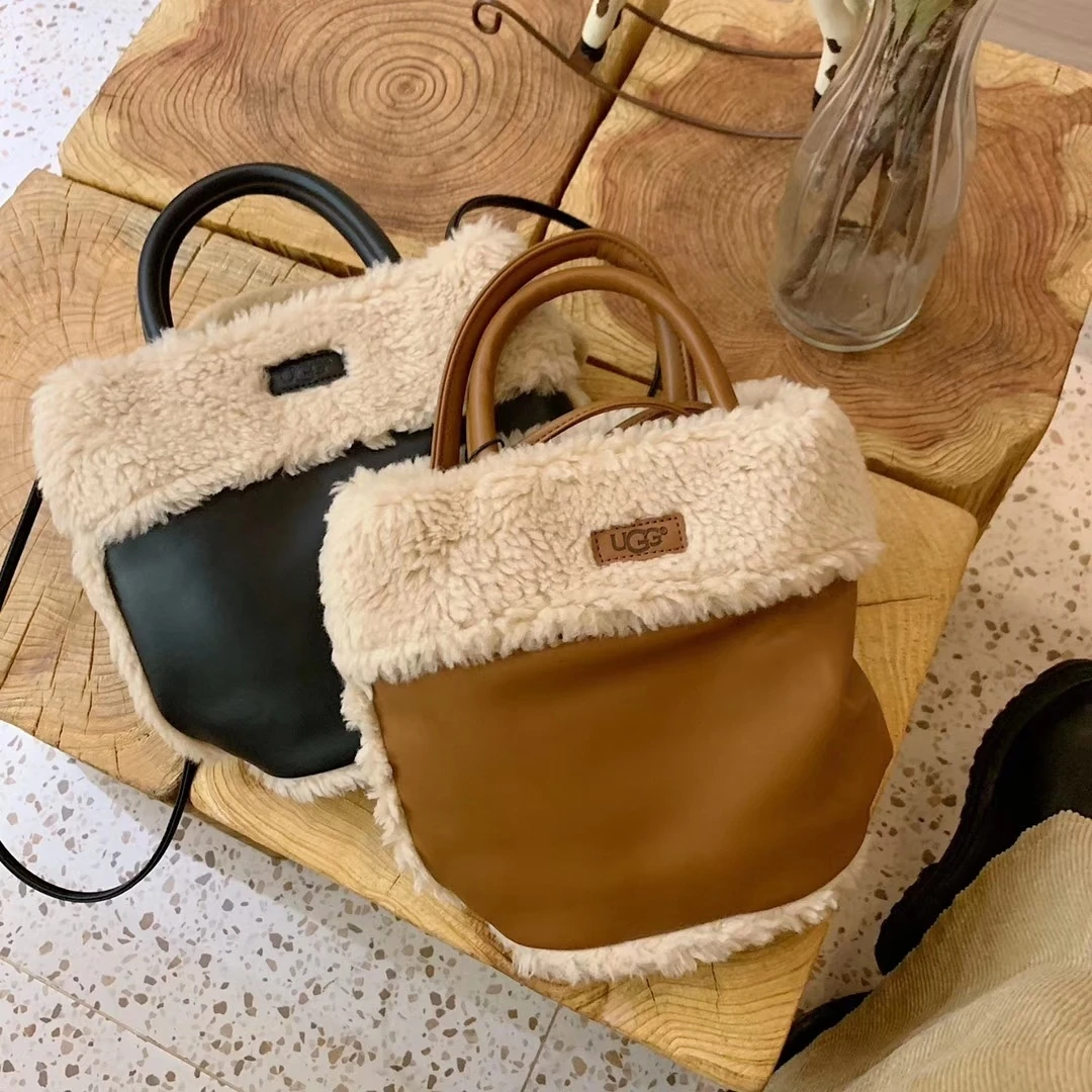 ZH518 UGG lamb wool bucket bag 45$ gallery