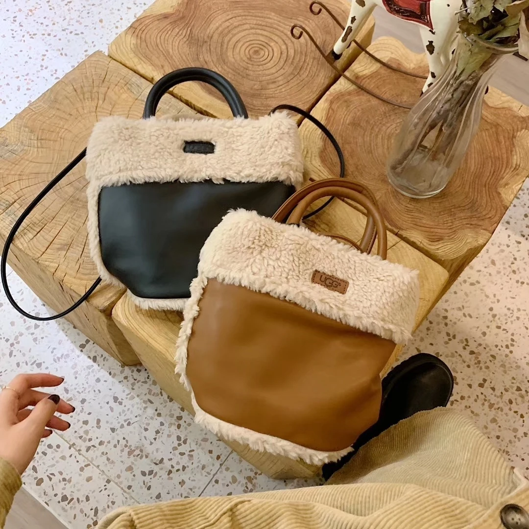 ZH518 UGG lamb wool bucket bag 45$ gallery
