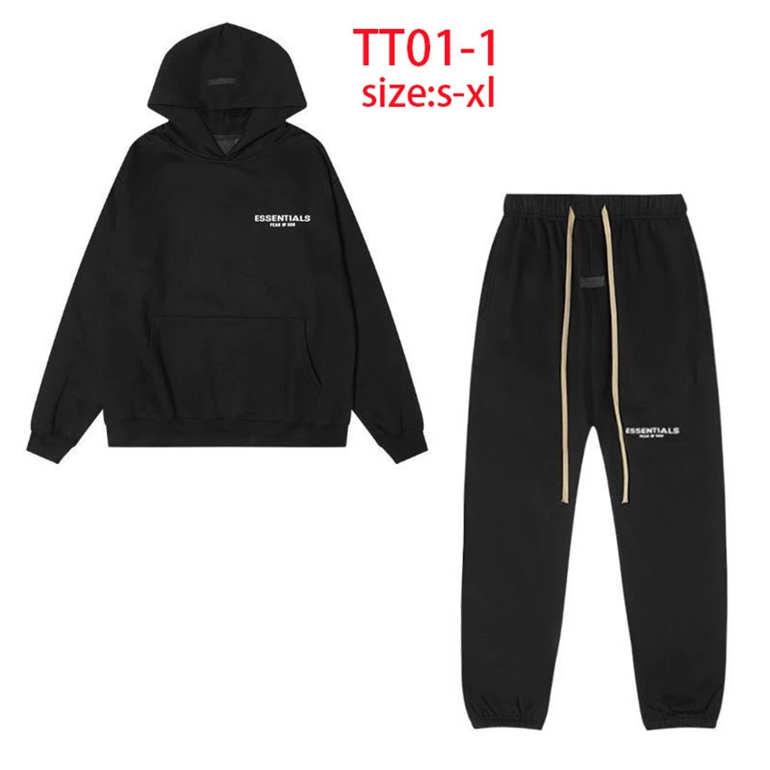 TT01 ESSENTIALS Hooded Jumpsuit Set 58$ gallery