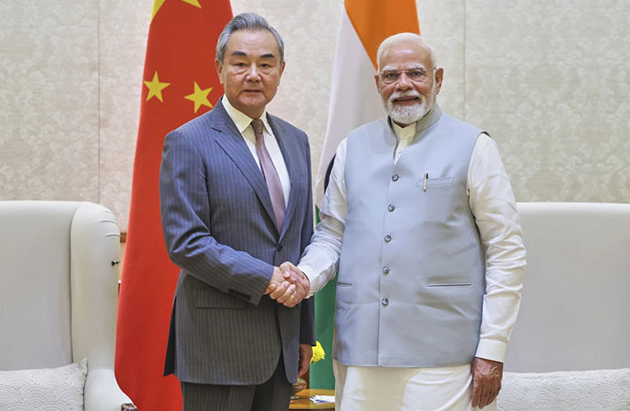 Indian Prime Minister Narendra Modi hailed “steady progress” in improving relations