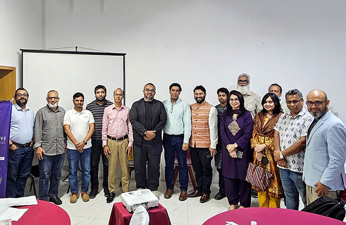 Cosmos Foundation donates books for Baridhara Park Library