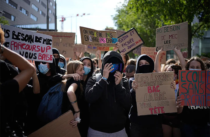 Police in France stand accused of using excessive force