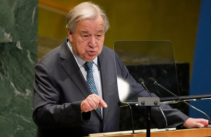 Many leaders back a UN call to address challenges together but Trump says `America First’