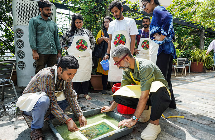 'Alchemy of Light': Gallery Cosmos workshop on Cyanotype and Gum Bichromate by Juton Chandra Roy concludes
