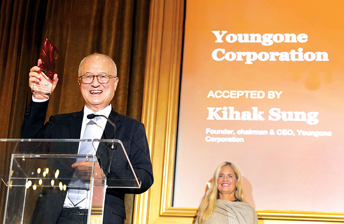Youngone honoured at WCD Visionary Awards