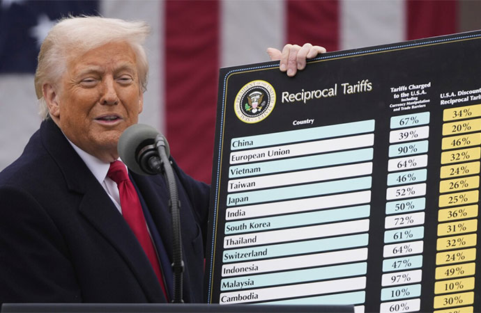 Facing a global market meltdown, President Donald Trump