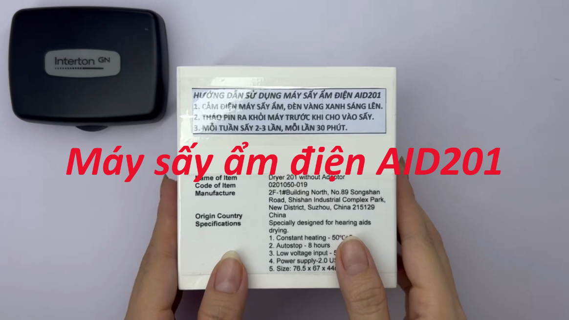 Máy sấy ẩm điện AID201
