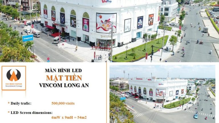 Màn hình led tại Vincom Long An