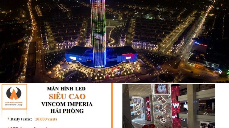 Màn hình led tại Vincom Plaza Imperia - Hải Phòng