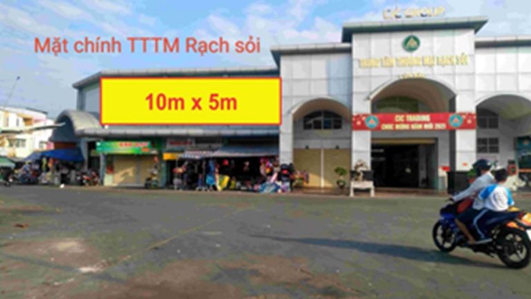 Pano Ốp Tường Tại Trung Tâm Thương Mại Rạch Sỏi – Rạch Sỏi – Tp. Rạch Giá – Tỉnh Kiên Giang