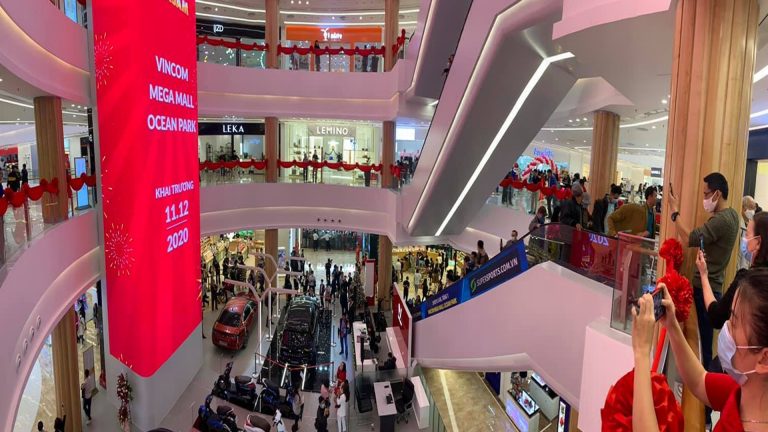 Led Indoor Tại Vincom Mega Mall Ocean Park – Hà Nội