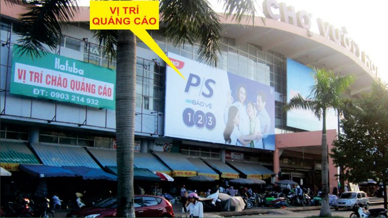 Pano Ốp Tường Tại Chợ Vườn Hoa – Đường Lê Lợi , TP Thanh Hóa, Tỉnh Thanh Hóa – Vị Trí Số 2