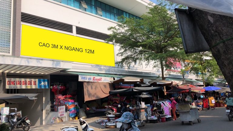Pano Ốp Tường Tại Chợ Quảng Ngãi – Đường Ngô Quyền – Quảng Ngãi (Vị Trí 2)