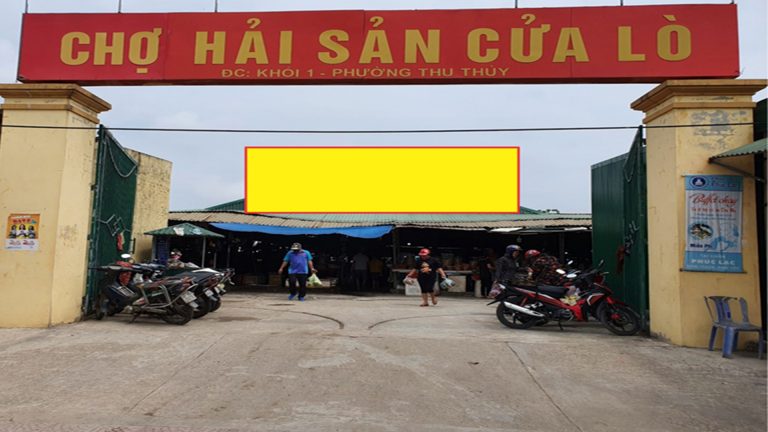 Pano Ốp Tường Tại Chợ Hải Sản Cửa Lò – Đường Số 6 – Thu Thuỷ – Cửa Lò – Nghệ An