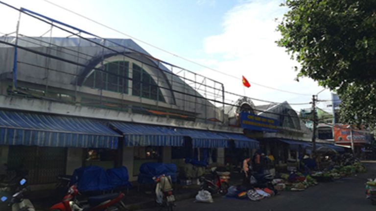 Pano Ốp Tường Tại Chợ Đầm – Phạm Hồng Thái – Thị Nại – Tp. Quy Nhơn – Bình Định (Vị Trí 1)
