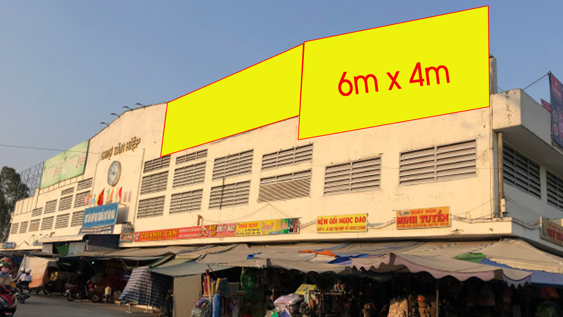 PANO ỐP TƯỜNG TẠI CHỢ TÂN HIỆP – THỊ TRẤN TÂN HIỆP – HUYỆN CHÂU THÀNH – TỈNH TIỀN GIANG (MẶT TIỀN VỊ TRÍ 2)