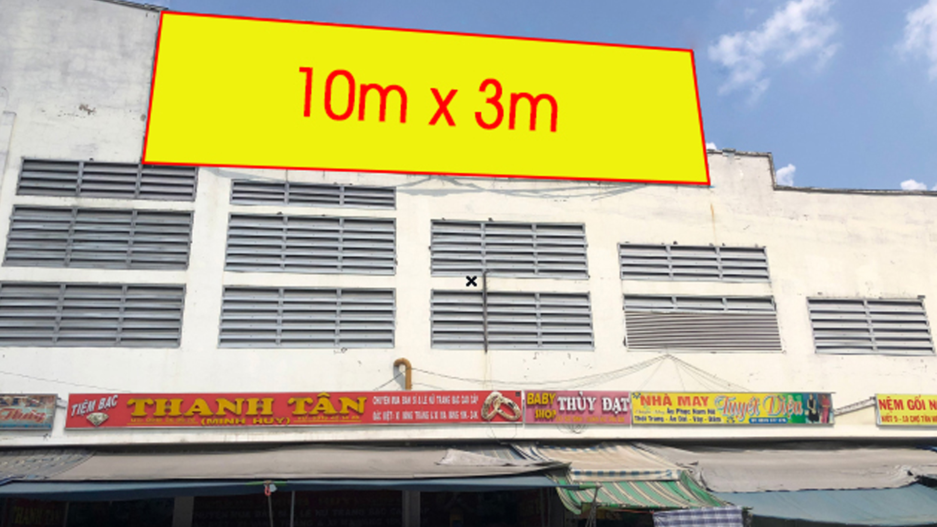PANO ỐP TƯỜNG TẠI CHỢ TÂN HIỆP – THỊ TRẤN TÂN HIỆP – HUYỆN CHÂU THÀNH – TỈNH TIỀN GIANG (MẶT TIỀN VỊ TRÍ 1)