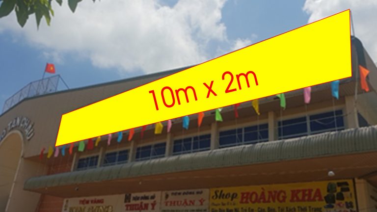 Pano Ốp Tường Tại Chợ Tân Châu – Thị Xã Tân Châu – Tỉnh An Giang